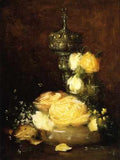 Weir Julian Alden Silver Chalice With Roses A4 Photo Print