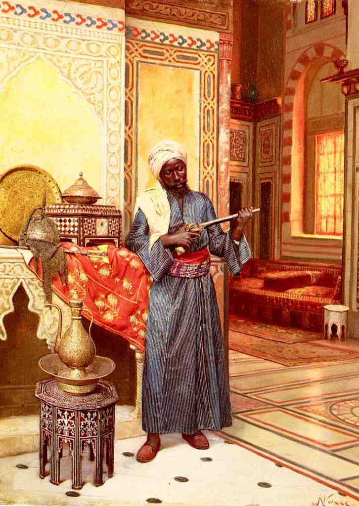 Weisse Rudolph Le Garde Du Harem A4 Photo Print