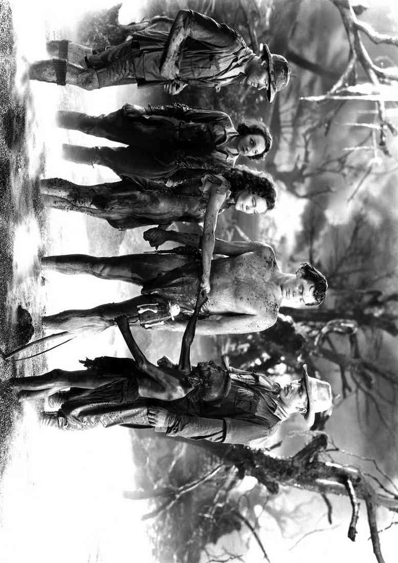 Weissmuller Johnny Tarzan Escapes 3 A4 Photo Print