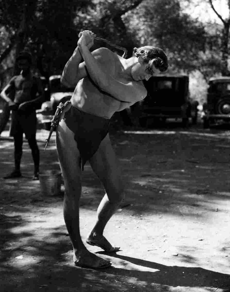 Weissmuller Johnny Tarzan Escapes z7 film star poster A4 Photo Print