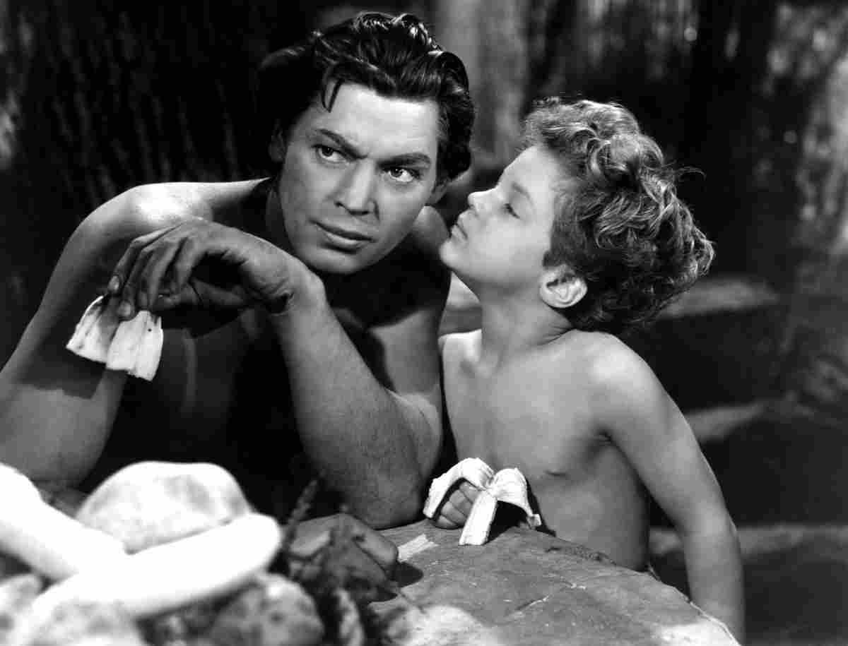 Weissmuller Johnny Tarzan Finds a Son 06 film star poster A4 Photo Print