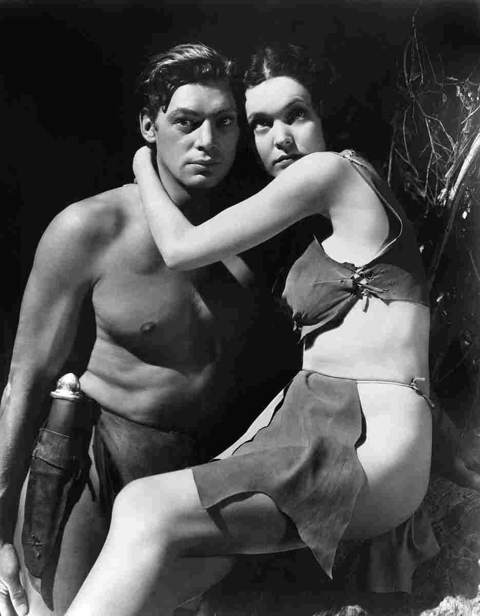Weissmuller Johnny Tarzan and His Mate 2 film star poster A4 Photo Print