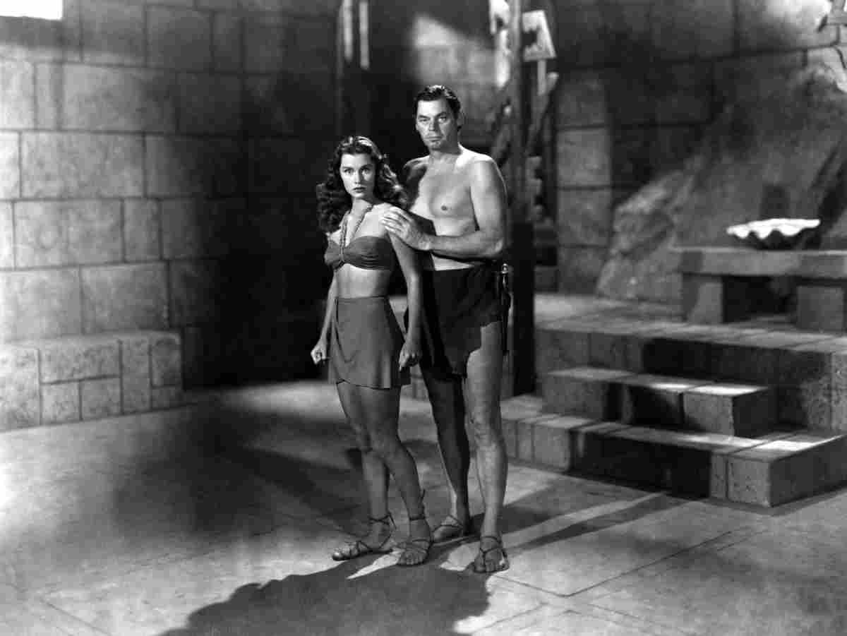 Weissmuller Johnny Tarzan and the Mermaids 2 film star poster A4 Photo Print