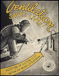 Welder Ventilation Lives Vintage Retro Advert Poster A4 Photo Print