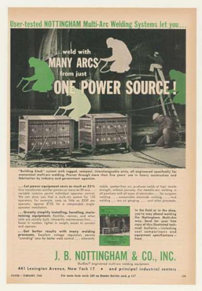 Welding Systems Nottingham Vintage Retro Advert Ads A4 Photo Print