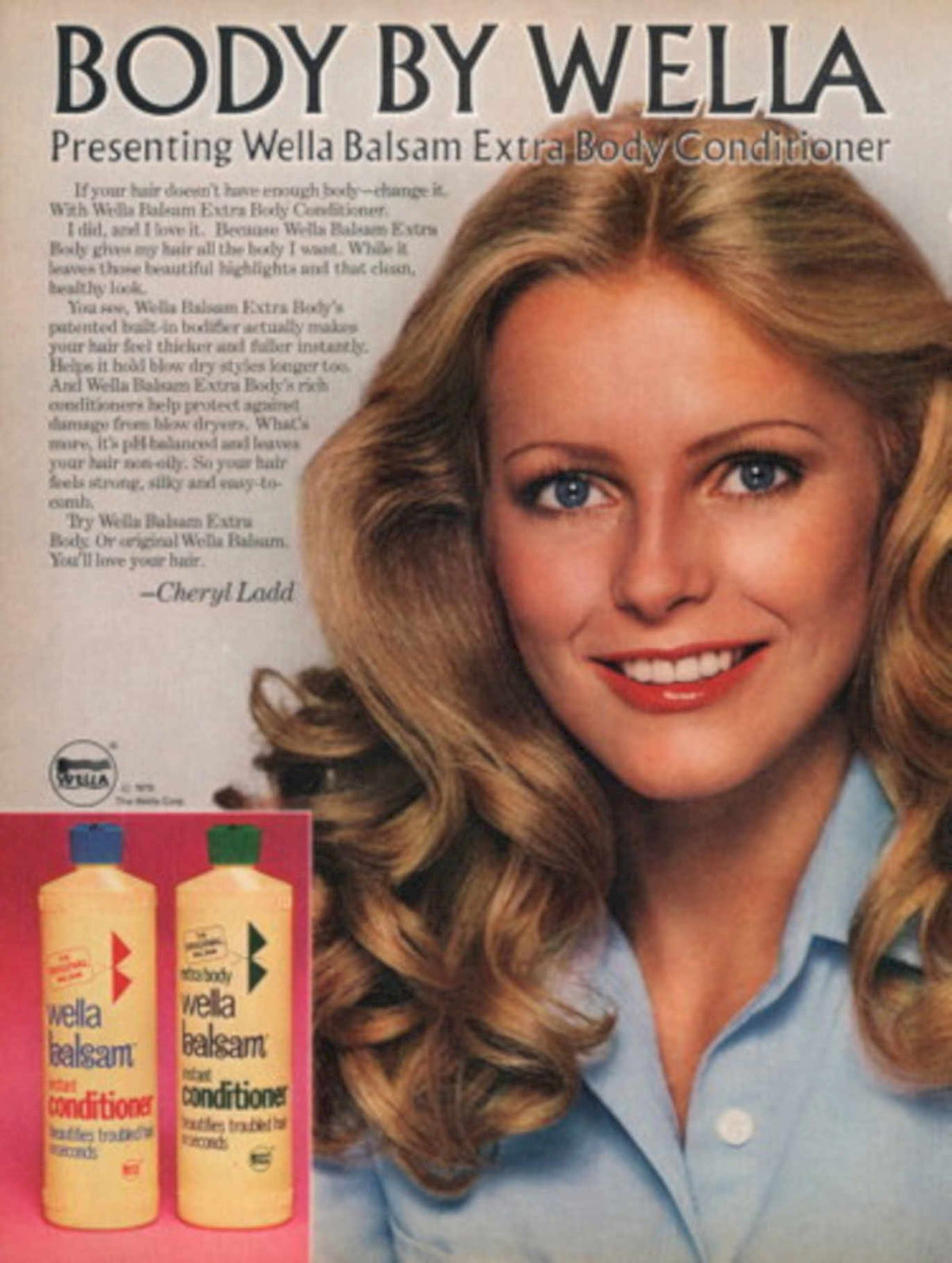 Wella Extra Body 1970s Vintage Retro Advert