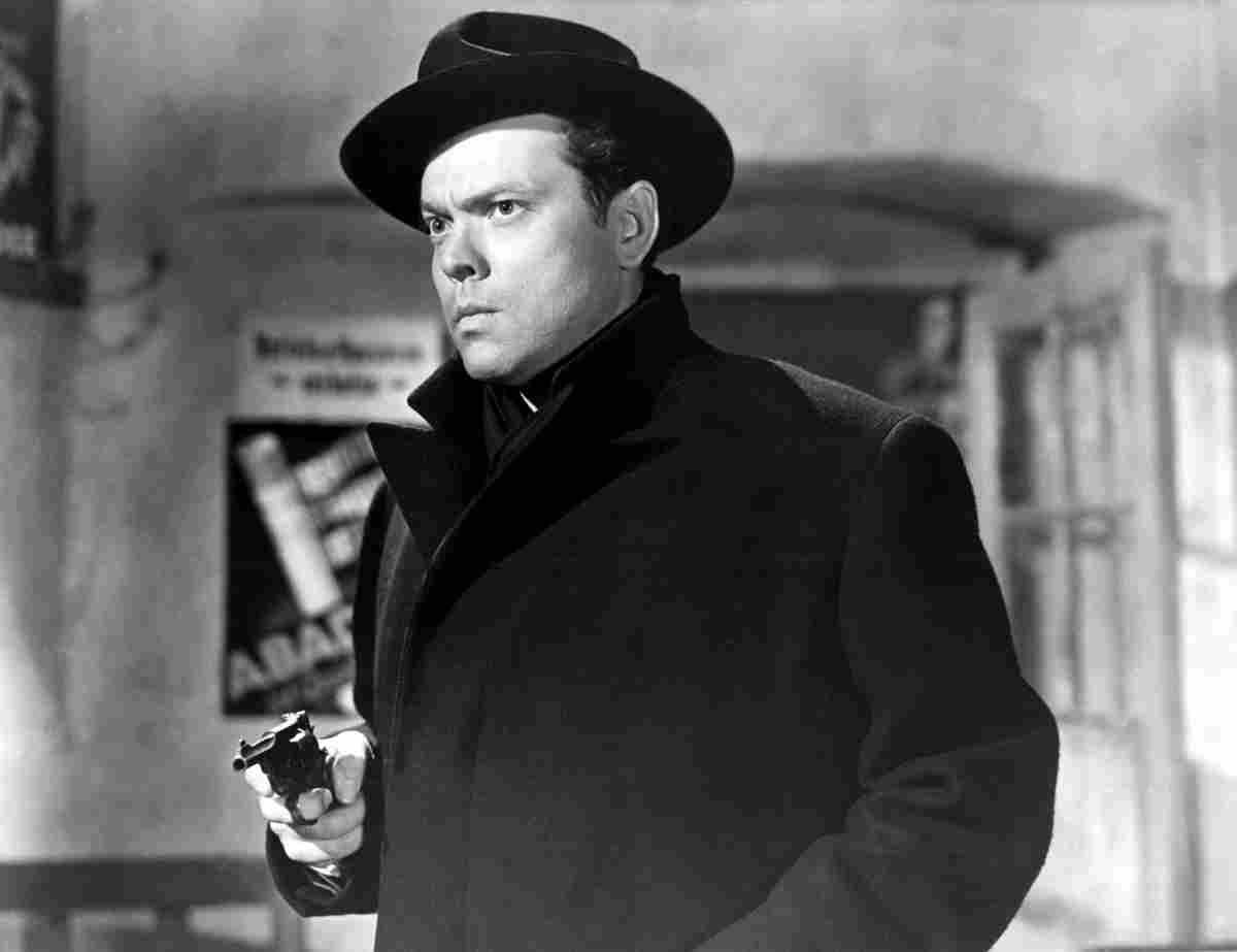 Welles Orson Third Man The 2 film star poster A4 Photo Print