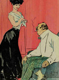 Wely Jacques 1873 1910 La Vie en Rose 1903 Risque couple Vintage A4 Photo Print