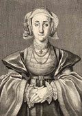 Wenceslas Hollar Anne of Cleves crop A4 Photo Print
