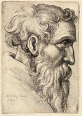 Wenceslas Hollar Bearded old man 2 A4 Photo Print