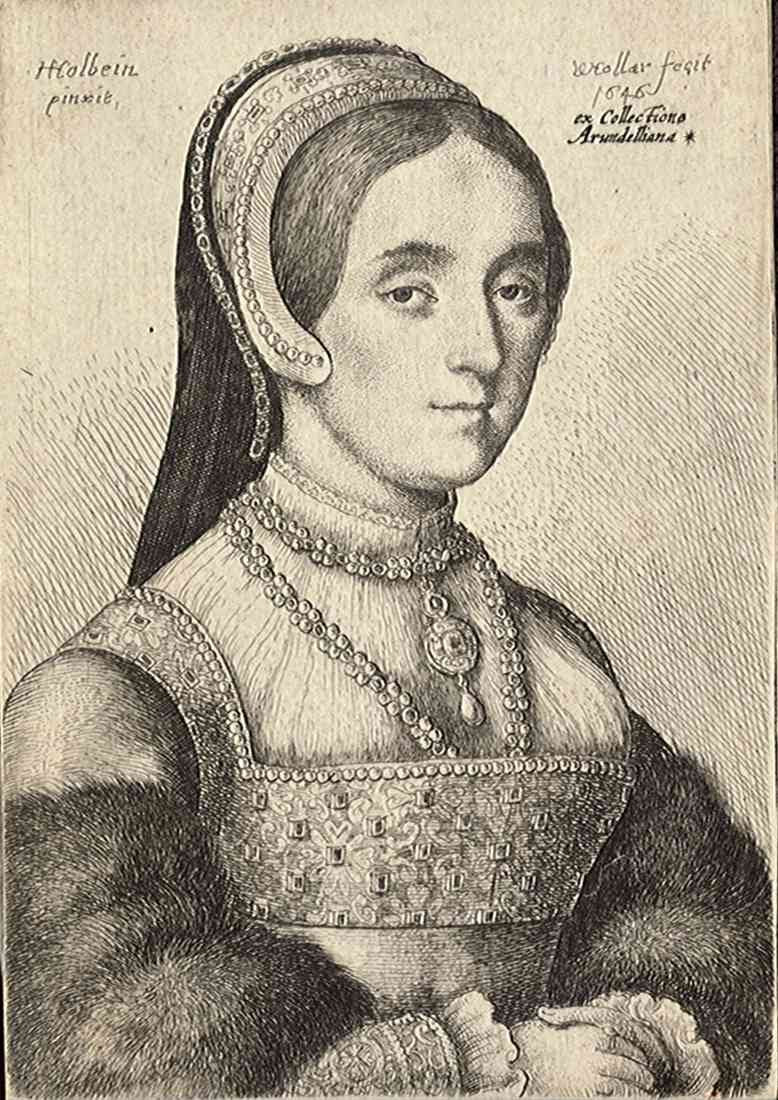 Wenceslas Hollar Catherine Howard State A4 Photo Print