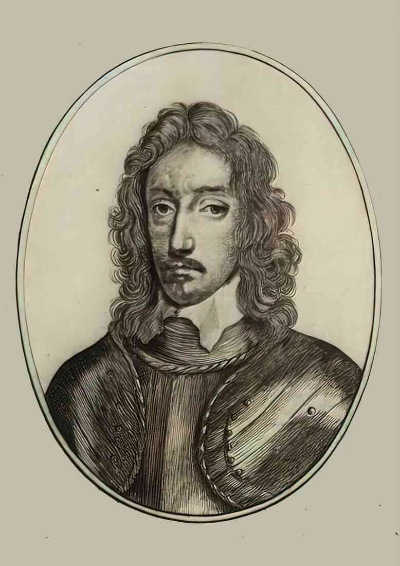 Wenceslas Hollar Sir Thomas Fairfax crop A4 Photo Print