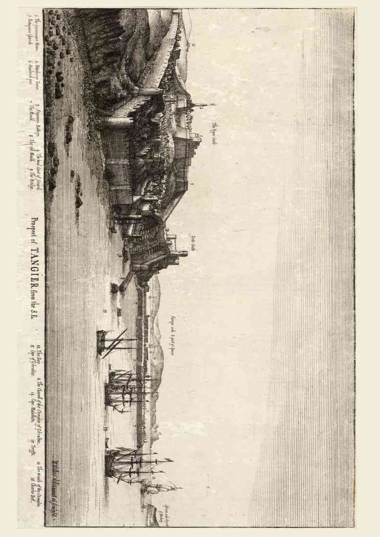 Wenceslas Hollar Tangier from the SE A4 Photo Print