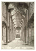 Wenceslas Hollar Windsor St Georges Chapel Nave A4 Photo Print
