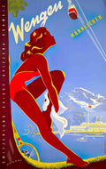 Wengen Advert A4 Photo Print