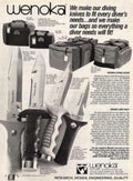 Wenoka Diving Knives Vintage Retro Advert Ads A4 Photo Print