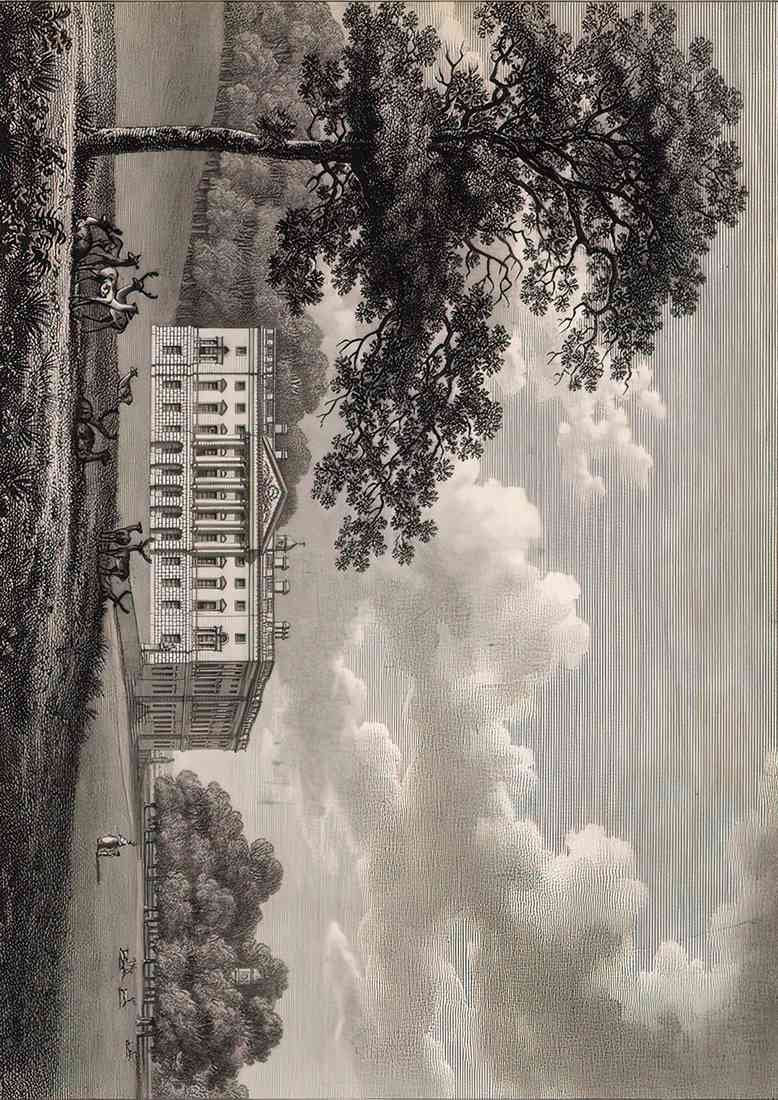 Wentworth Castle Yorkshire Earl Of Strafford Uk Watts 1779 CROP A4 Photo Print