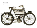 Werner 1901 motorbike A4 Photo Print