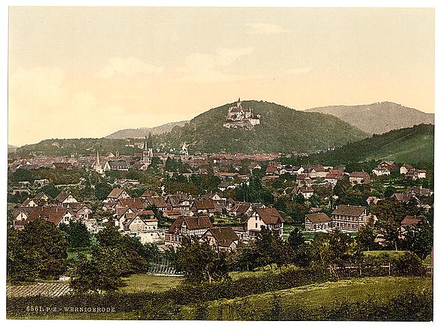 Wernigerode Hartz Vintage A4 Photo Print