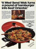West Bend Wok Vintage Retro Advert Ads A4 Photo Print