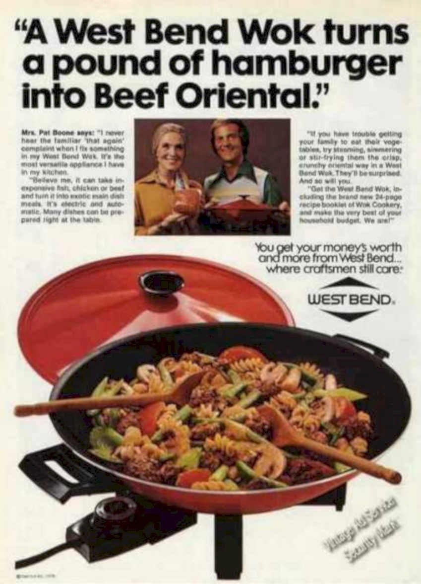 West Bend Wok Vintage Retro Advert Ads A4 Photo Print