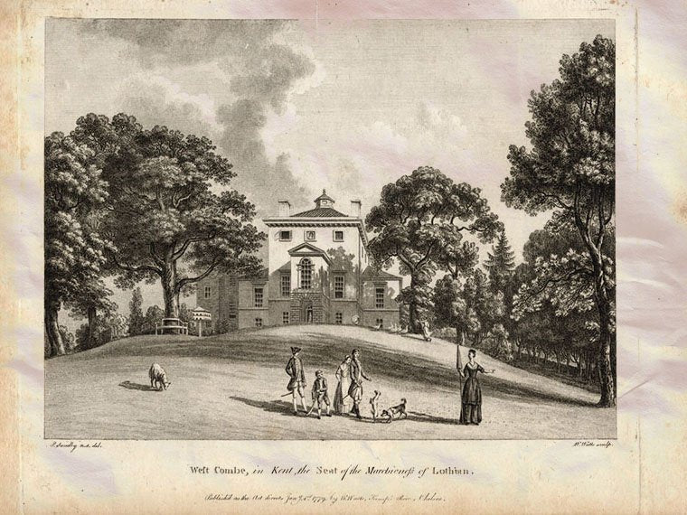 West Combe Greenwich Kent Lothian Uk Watts 1779 Vintage A4 Photo Print