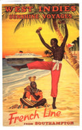 West Isles Sunshine 1950s Vintage Retro Advert Poster