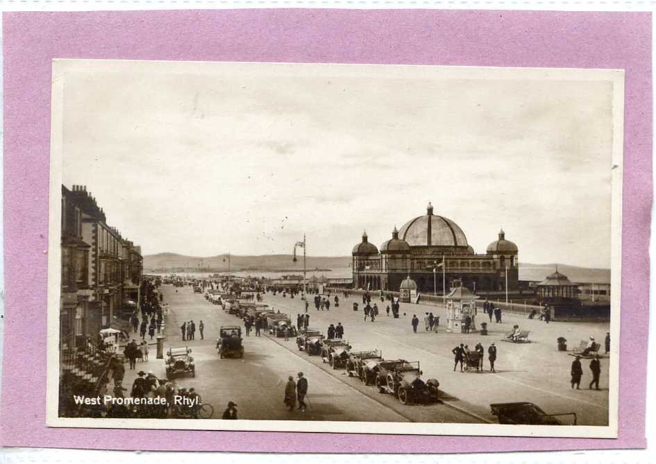 West Promenade Rhyl Wales Vintage A4 Photo Print