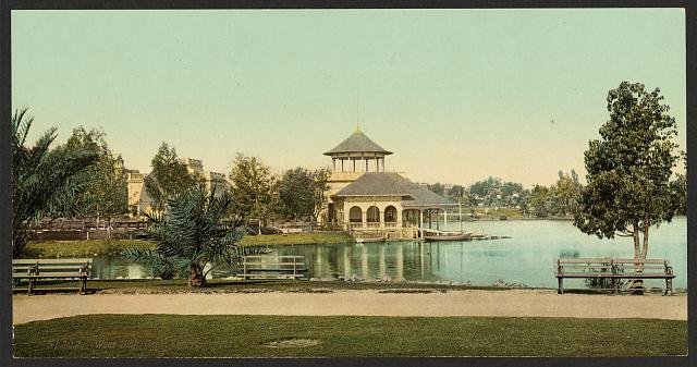 West Side Park Los Angeles Vintage A4 Photo Print