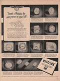 Westclox Clocks Models Vintage Retro Advert Ads A4 Photo Print
