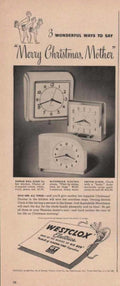 Westclox Clocks Time Vintage Retro Advert Ads A4 Photo Print