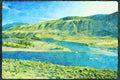 Western Canada 018003 Fraser River Near Lytton A4 Limited Edition Watercolour Print