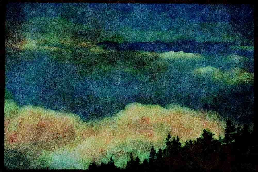 Western Canada 018015 Fraser Valley Near Chilliwack, B.C. A4 Limited Edition Watercolour Print