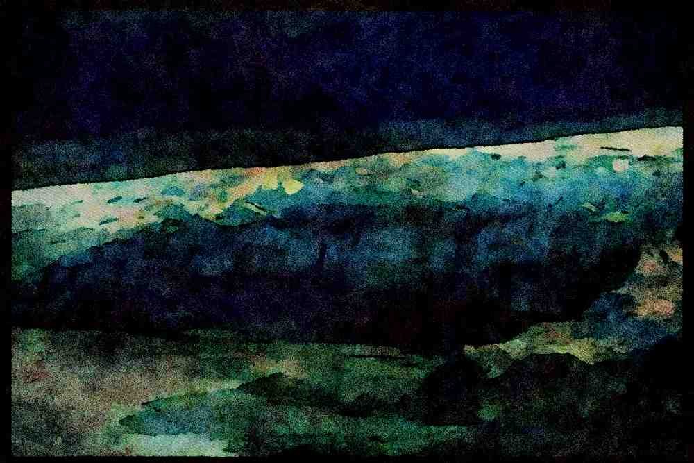 Western Canada 018020 Donjek Glacier Kluane Park, Yukon A4 Limited Edition Watercolour Print