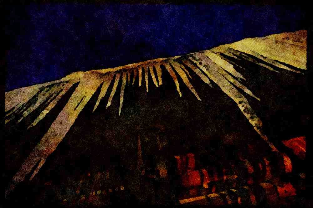 Western Canada 018048 Icicles A4 Limited Edition Watercolour Print