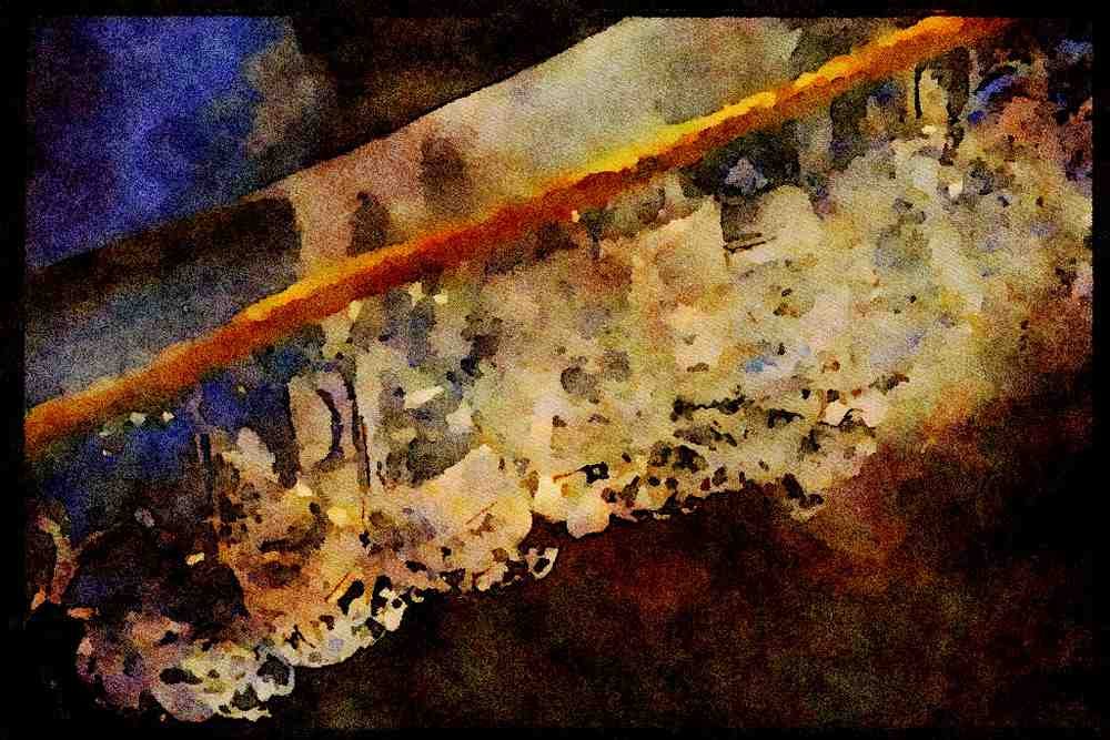 Western Canada 018051 Ice On Branch A4 Limited Edition Watercolour Print