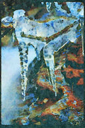 Western Canada 018052 Icicles A4 Limited Edition Watercolour Print
