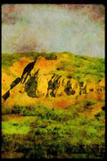 Western Canada 018053 Near Hudson's Hope In Northeastern B.C. A4 Limited Edition Watercolour Print