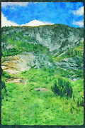 Western Canada 018059 Coquihalla Highway, B.C. A4 Limited Edition Watercolour Print