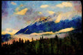 Western Canada 018062 Skeena Mountains, North Of Kispiox A4 Limited Edition Watercolour Print