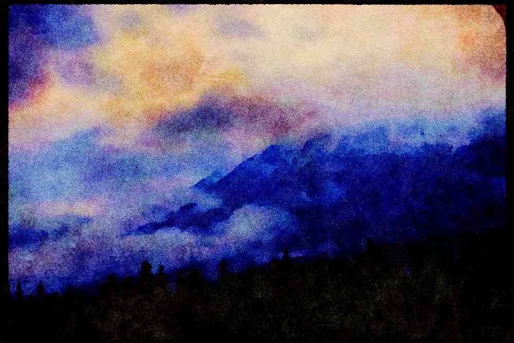 Western Canada 018064 Skeen River Near Terrace, B.C. A4 Limited Edition Watercolour Print