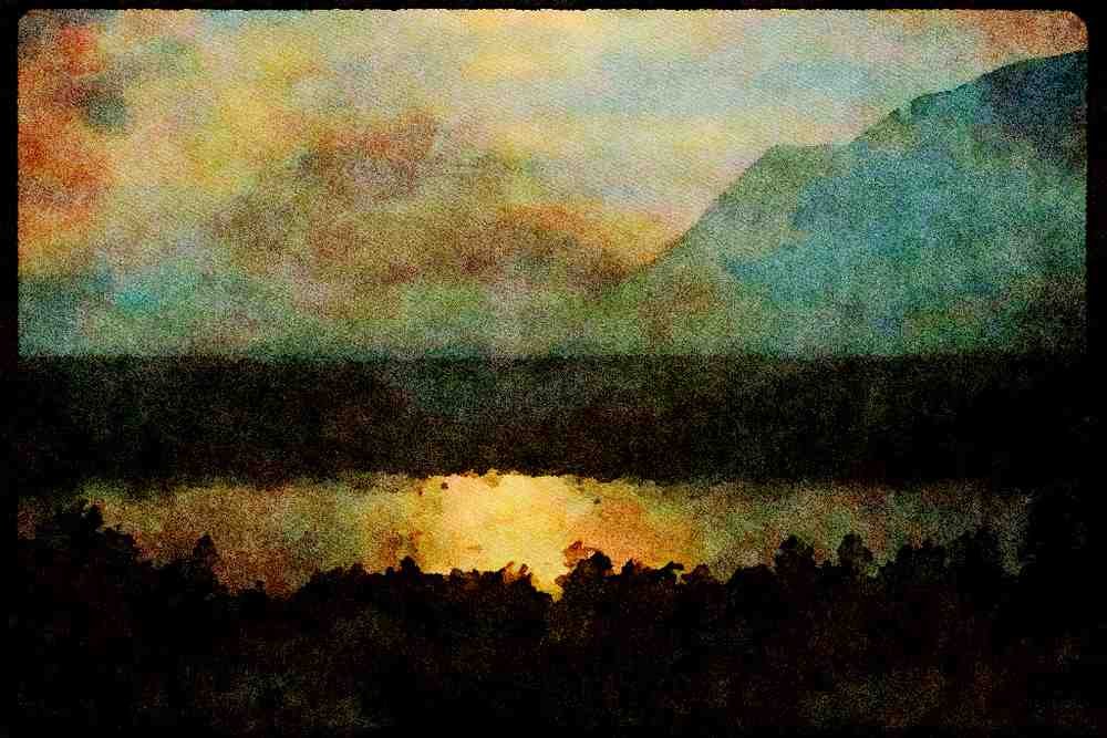 Western Canada 018081 Fraser River Near Yale, B.C. A4 Limited Edition Watercolour Print