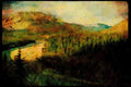 Western Canada 018083 Rockies Near Laird, B.C. A4 Limited Edition Watercolour Print