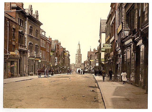 Westgate Street Gloucester Vintage A4 Photo Print