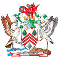 Westglamorgan County Coat Of Arms N3924 A4 Photo Print