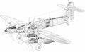 Westland Whirlwind cutaway A4 Photo Print