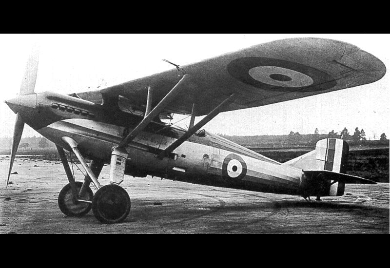 Westland Wizard Monoplane Fighter United Kingdom A4 Photo Print