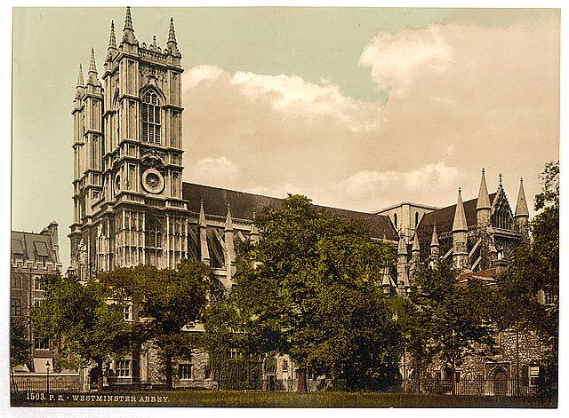Westminster Abbey London Vintage A4 Photo Print
