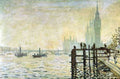 Westminster Bridge In London Monet A4 Photo Print