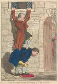 Westminster Seceder Chap GB Cartoon Vintage Retro Advert Poster
